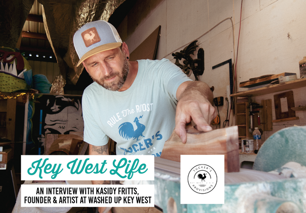 Key West Life - Artist & Woodworker Kasidy Fritts of Washed Up Key West