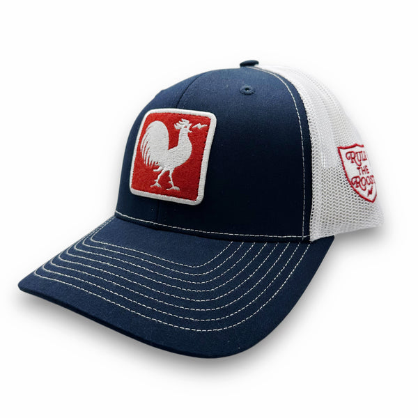 Kids Original Rooster Trucker Hat - Navy