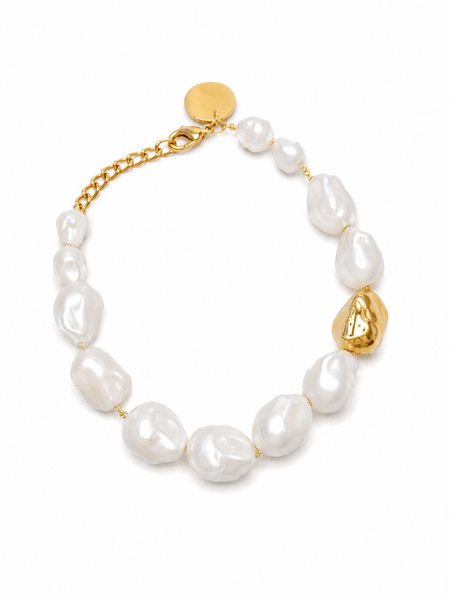 Big Organic Pearl Necklace