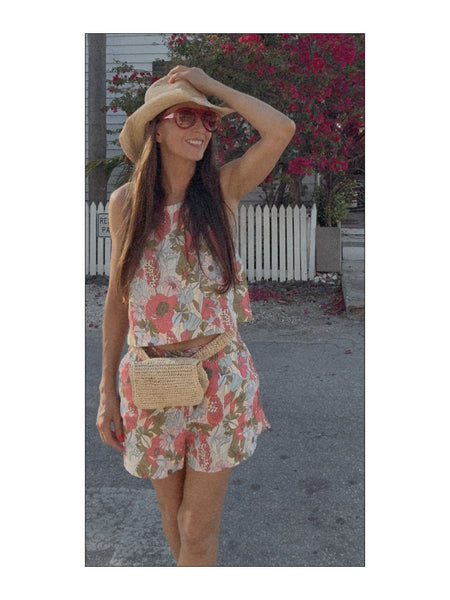 Raffia Crochet Cowboy Hat