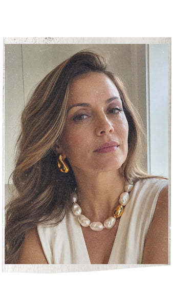 Big Organic Pearl Necklace