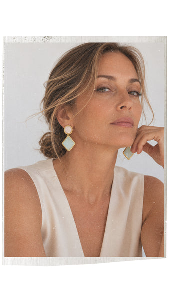 Vintage Geometric Earring