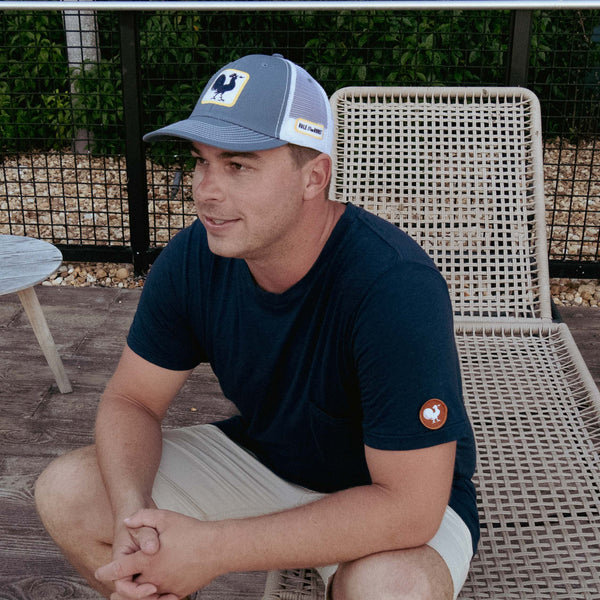 Rooster patch pocket Tee