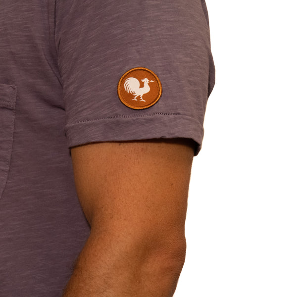 Rooster patch pocket Tee