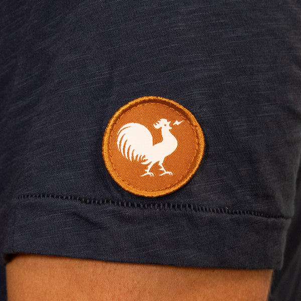 Rooster patch pocket Tee