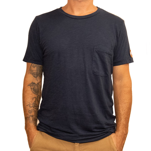 Rooster patch pocket Tee