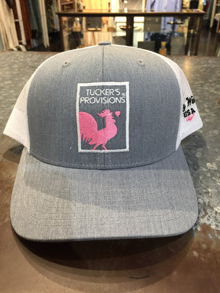 Crowing Pink Rooster