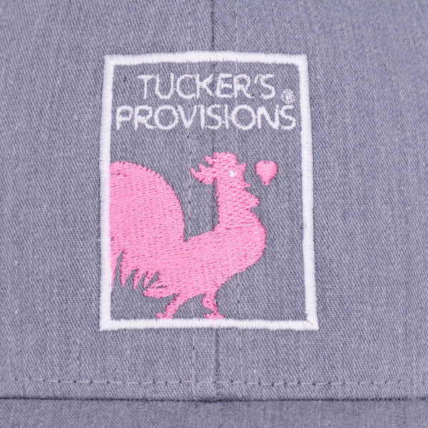 Crowing Pink Rooster